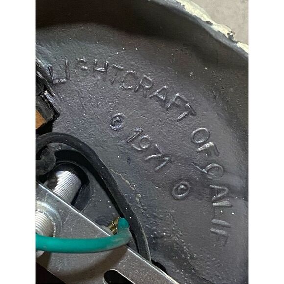 Vintage Ornate Wall Sconce One Light for repair - Picture 8 of 8